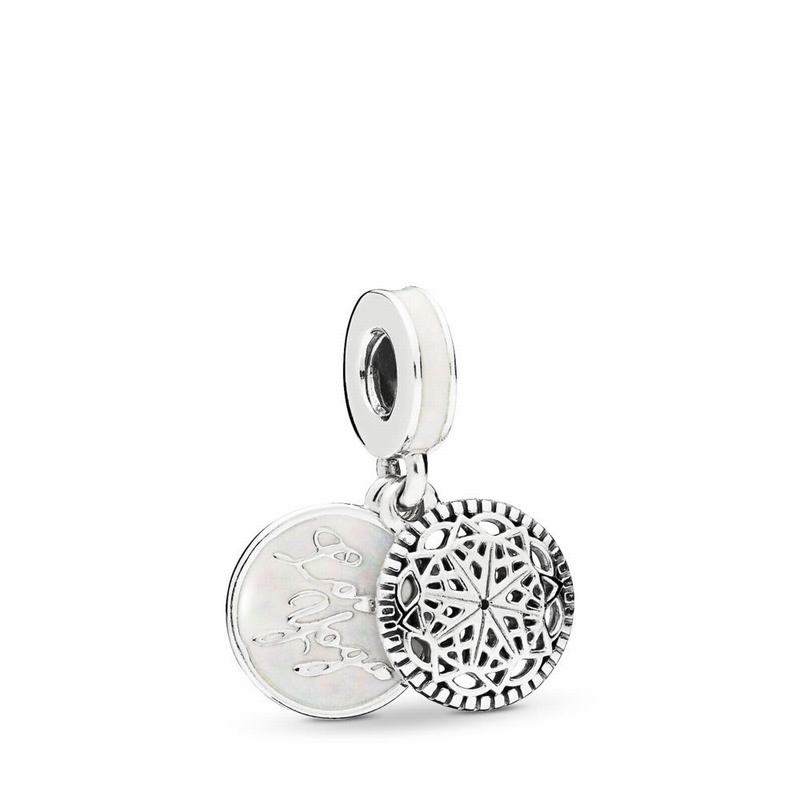 Pandora Australia True Yoga Dangle Charm - Sterling Silver | HTDMOW271